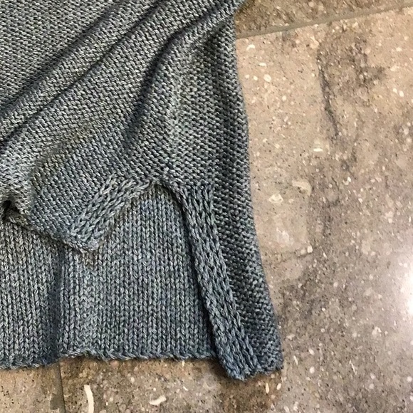 Peruvian Connection 100% Pima cotton sweater, XS, green - Picture 7 of 12